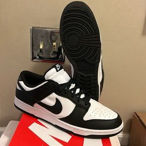 Nike Dunk Low Black and White Panda Size 14 New with Box